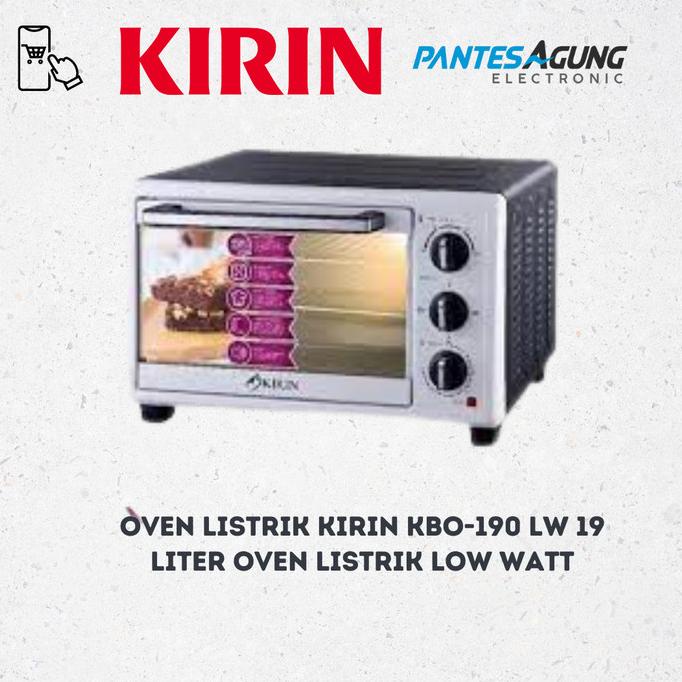 Oven Listrik Kirin KBO-190 LW 19 liter Oven Listrik LOW WATT