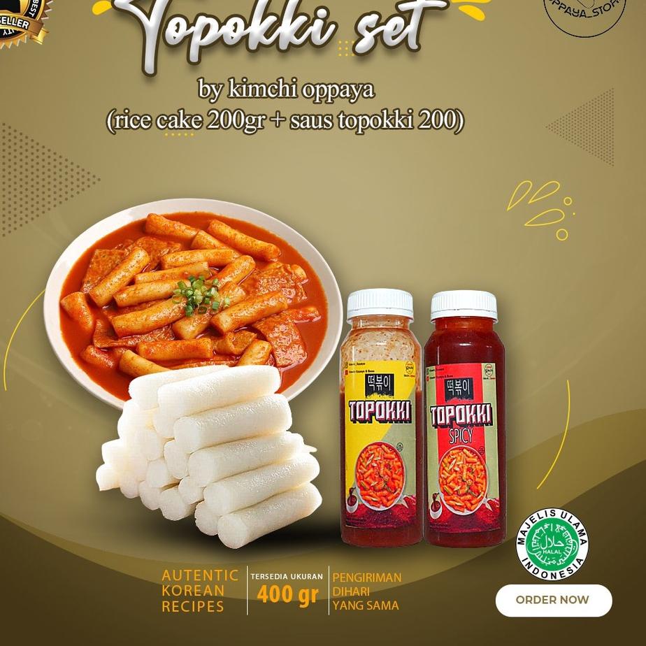 

Promo |KSH|Topokki Ricecake 200Gr + Saus Topokki 200Gr Sets