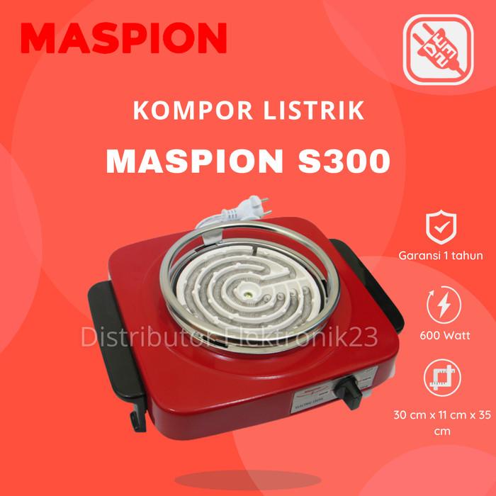 Maspion Kompor Listrik Portable 1 Tungku mini Low Watt S300 S301 S302
