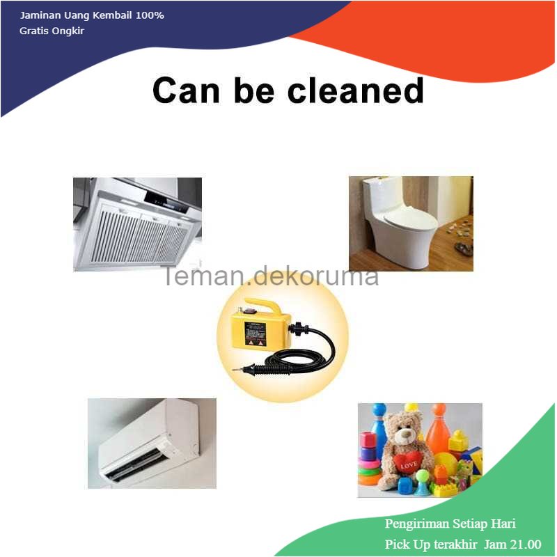 TD - SKT PINKBUNNY Alat Uap Pembersih Steam Cleaner High Temperature 2600W - STQX-03B