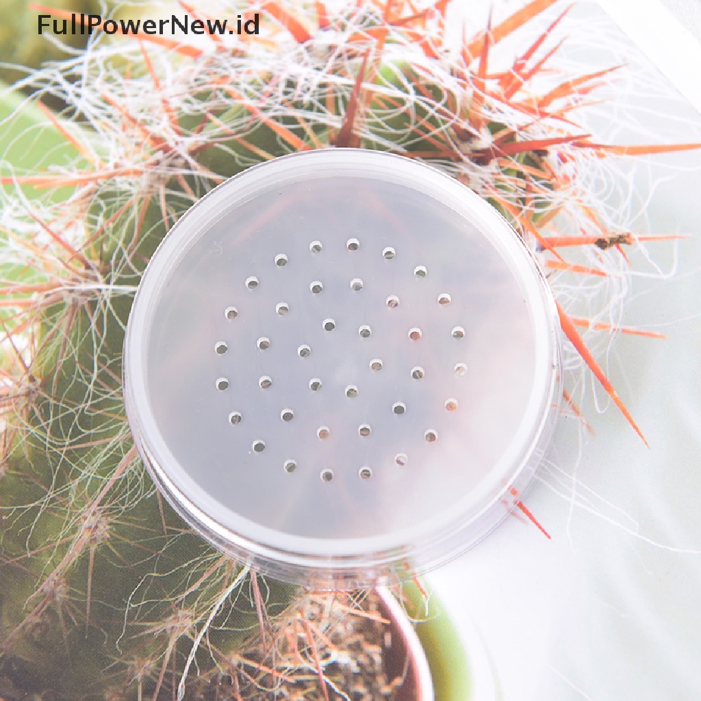 Power 1pc 20ml Ayakan Kosmetik Kosong Longgar jar Wadah puff Kotak makeup travel ID