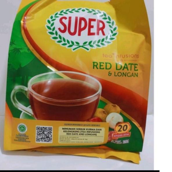 

✧ Super Instant Red Date & Longan Tea / Teh Angco Isi 20 Sachet @18 gr ❇