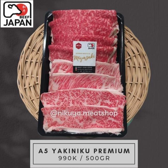 

TERJAMIN A5 WAGYU YAKINIKU GRILL - MIYAZAKI JAPANESE BEEF BBQ KORBEK H65464UJ