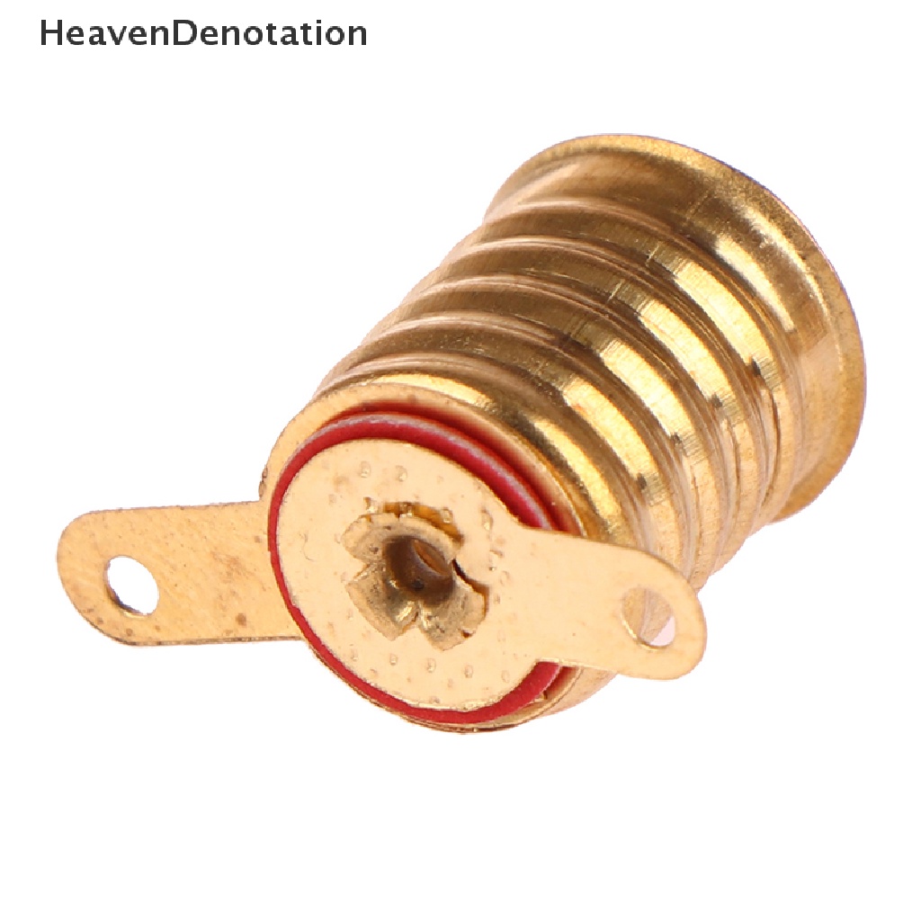 [HeavenDenotation] 10pcs E10 Sekrup-Tipe Tembaga Lampu Dasar Bohlam Manik Elektrik Kecil Lamp Holder HDV