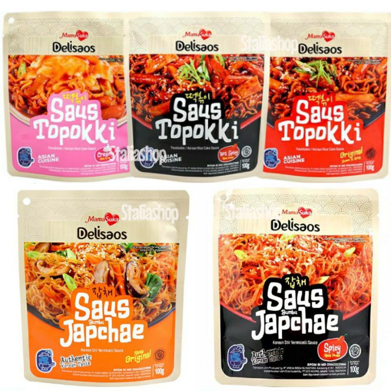 

Mama Suka Delisaos Saus Topokki dan Japchae 100 Gr
