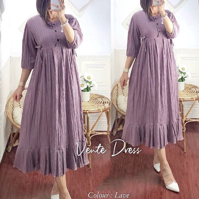 NOVA MIDI DRESS // VENTE GAMIS LADY CRUSH WANITA