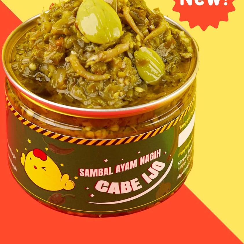 

♞ SAMBAL NAGIH - Sambal Cabe Ijo Padang Teri Toples ➯