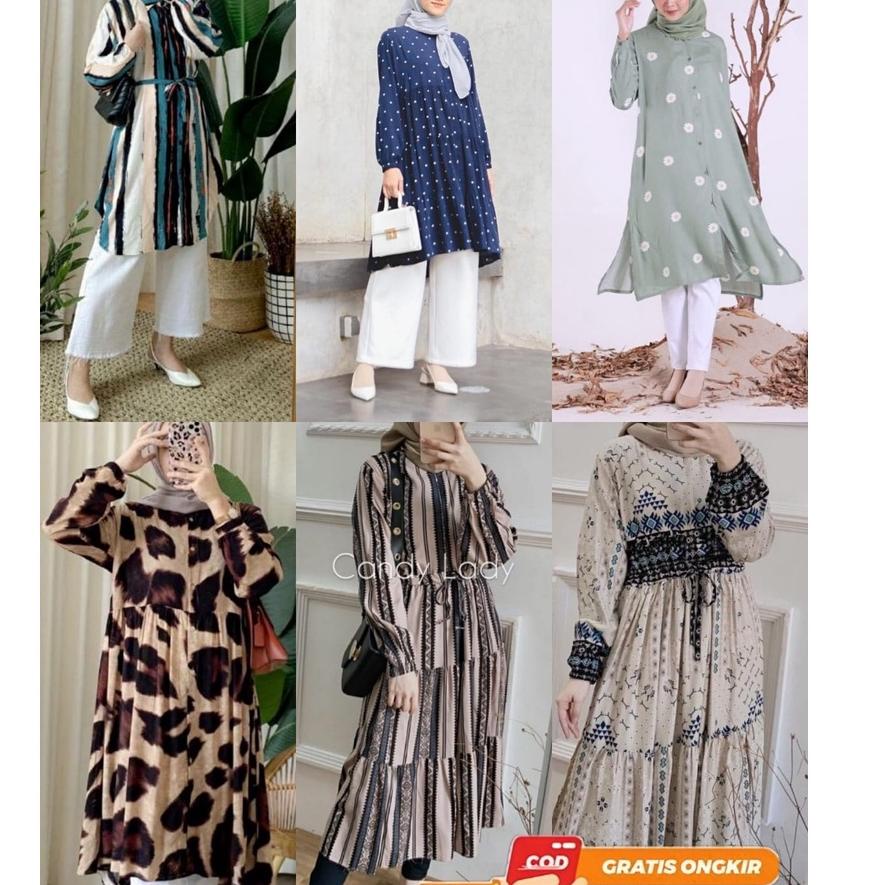 LANGSUNG ATC TUNIK JUMBO LD120 / ATASAN TUNIK WANITA / TUNIK WANITA JUMBO / TUNIK MUSLIM / ATASAN MU