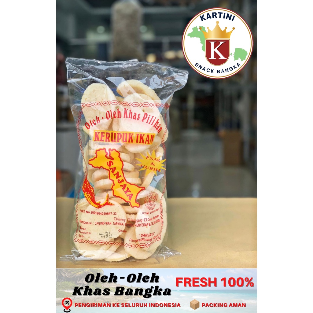 

Kemplang Goreng Ikan Sanjaya 250gr Khas Bangka