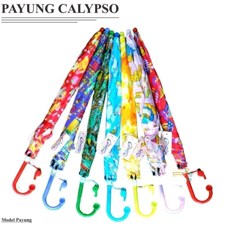 Promo Payung Anak Calypso Motif Warna Warni