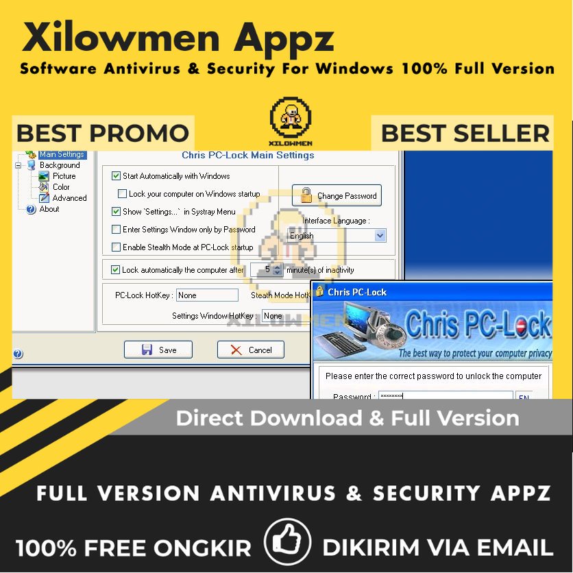 [Full Version] Chris PC-Lock Pro Security Lifetime Win OS
