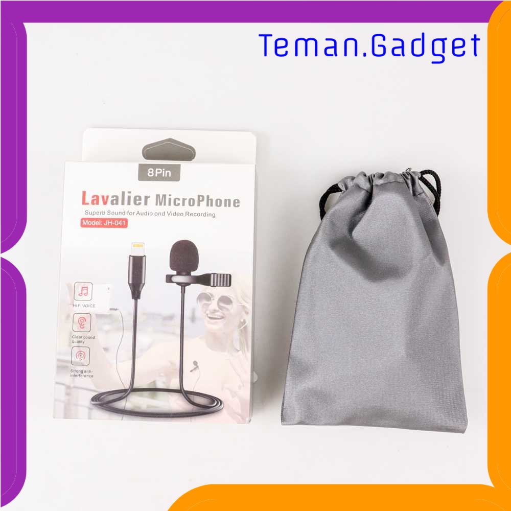 TG - KMR TaffSTUDIO Microphone Clip-on Lightning Plug Lavalier iPh-one - JH-041