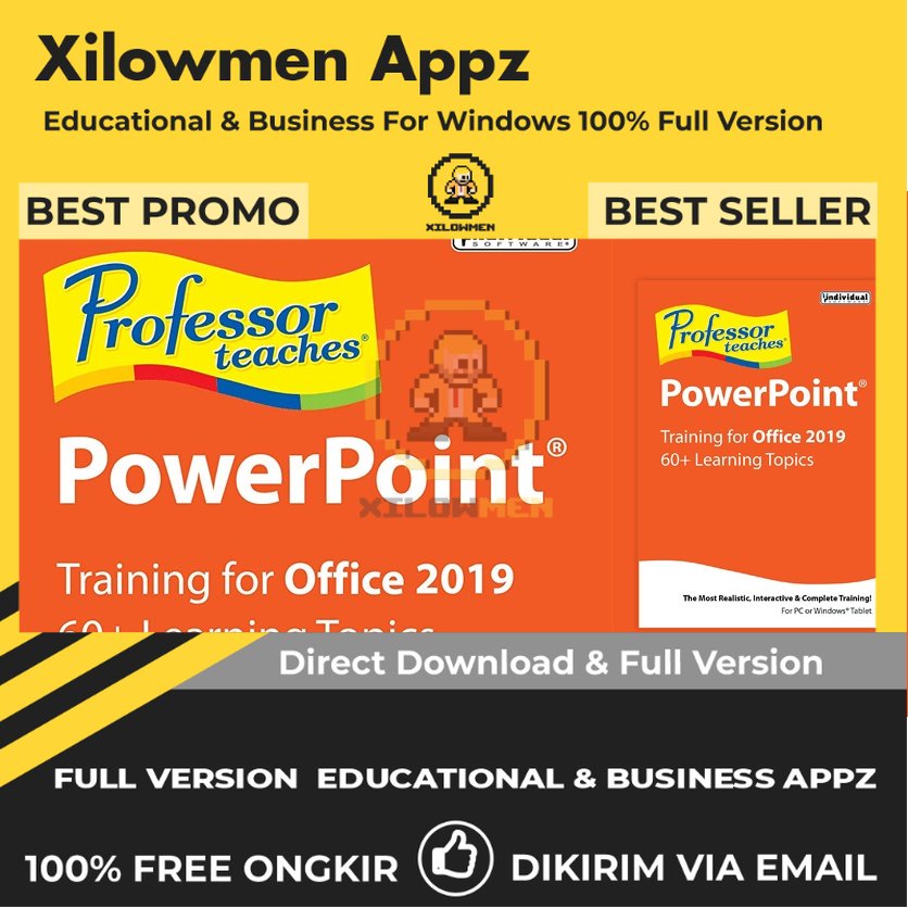 [Full Version] Professor Teaches PowerPoint 2019 Pro Educational Business Lifetime Win OS