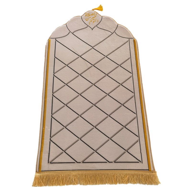 Sajadah Embos Timbul Garis Kubah Printing Aesthetic Lembut Sajadah Unik Sajadah Hantaran Sajadah Lembut Anti Slip Soft Colour Lebaran Hari Raya Idul Fitri PPP