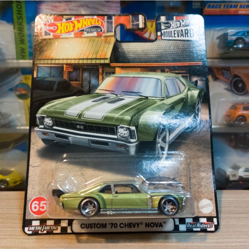 HOT WHEELS CUSTOM 70 CHEVY NOVA - BOULEVARD - PREMIUM