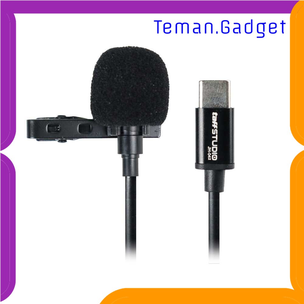 TG - KMR TaffSTUDIO Microphone Clip-on USB Type C for Smartphone - JH-042