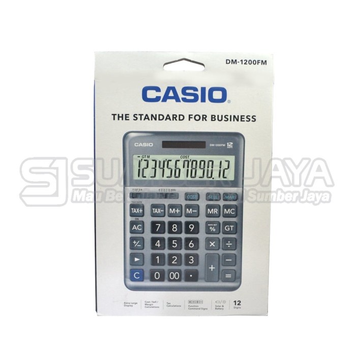 

Kalkulator desktop Calculator Casio DM-1200FM, DM-1400FM, DM-1600FM