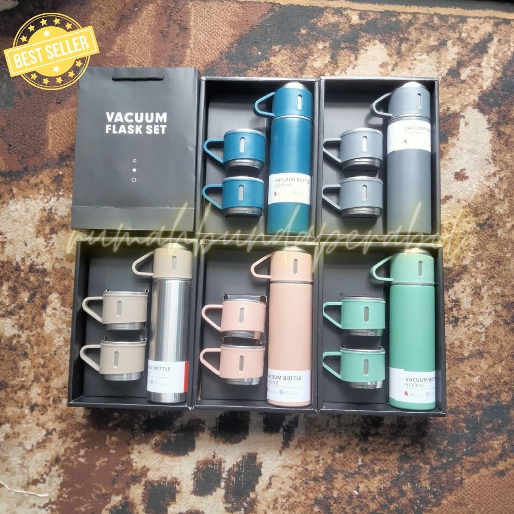 THERMOS VACUM FLASK SET SULTAN GROSIR TERMURAH