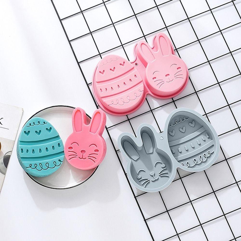 Solighter Easter Silicone Mold DIY Cetakan Sabun Baking Pan Besar