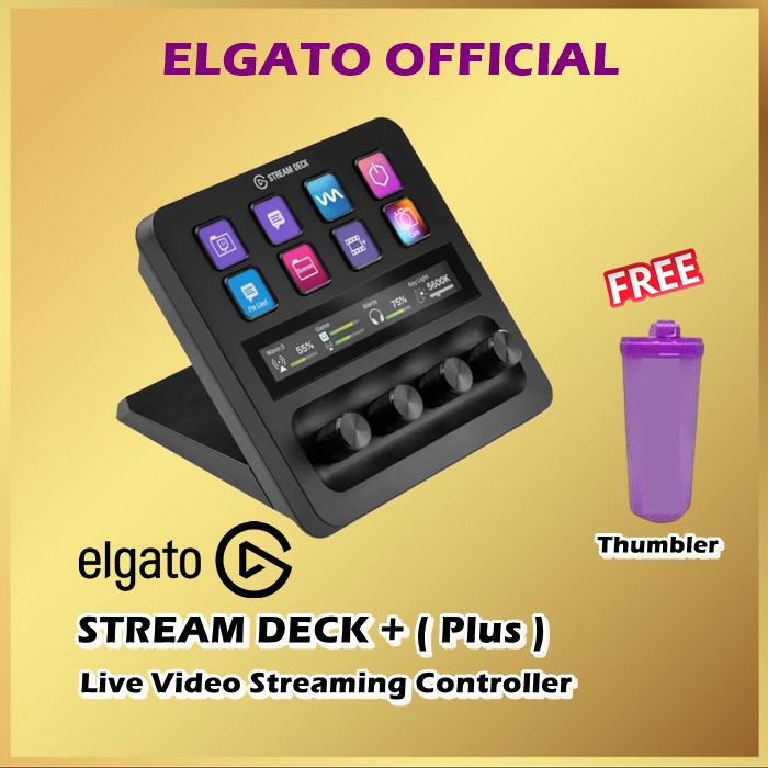 Elgato Stream Deck Plus Stream Deck+ + Live Video Streaming Controller