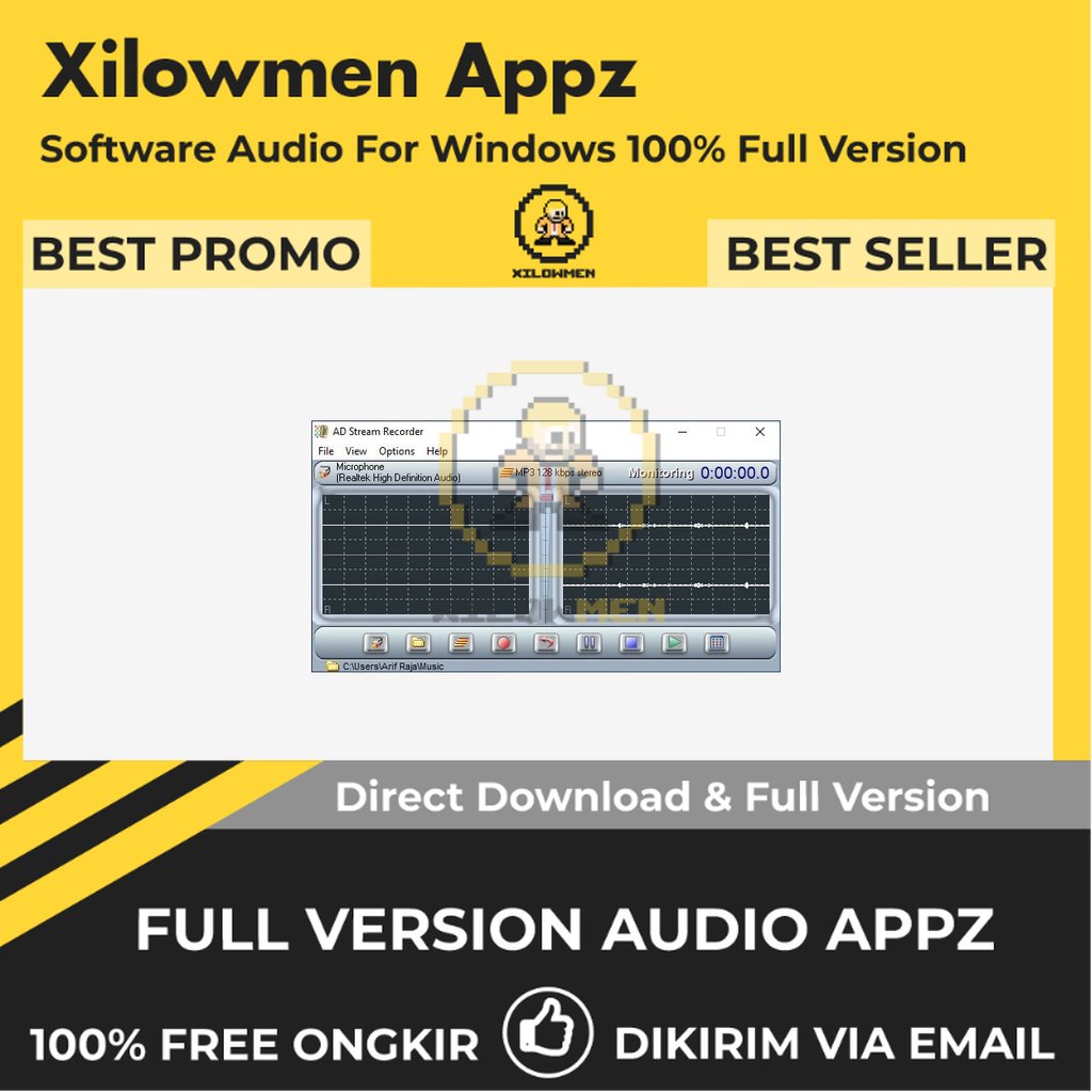 [Full Version] Adrosoft AD Stream Recorder Pro Lifetime Audio Software WIN OS