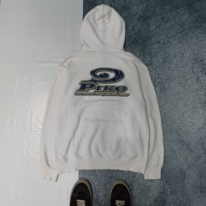 Hawaiian Lifeline Piko Hoodie White
