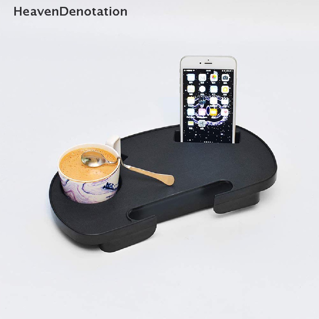 [HeavenDenotation] Portable Recliner Clip On Side Desk Cup Holder Nampan Minuman Slot Ponsel HDV