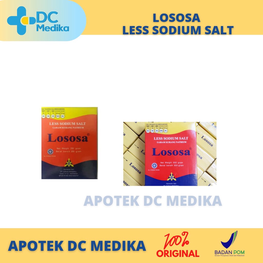 Lososa Garam Rendah Natrium 250gr