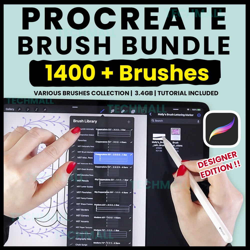 

NS 1400+ Procreate Designer Edition Brush Collection for procreate and procreate pocket