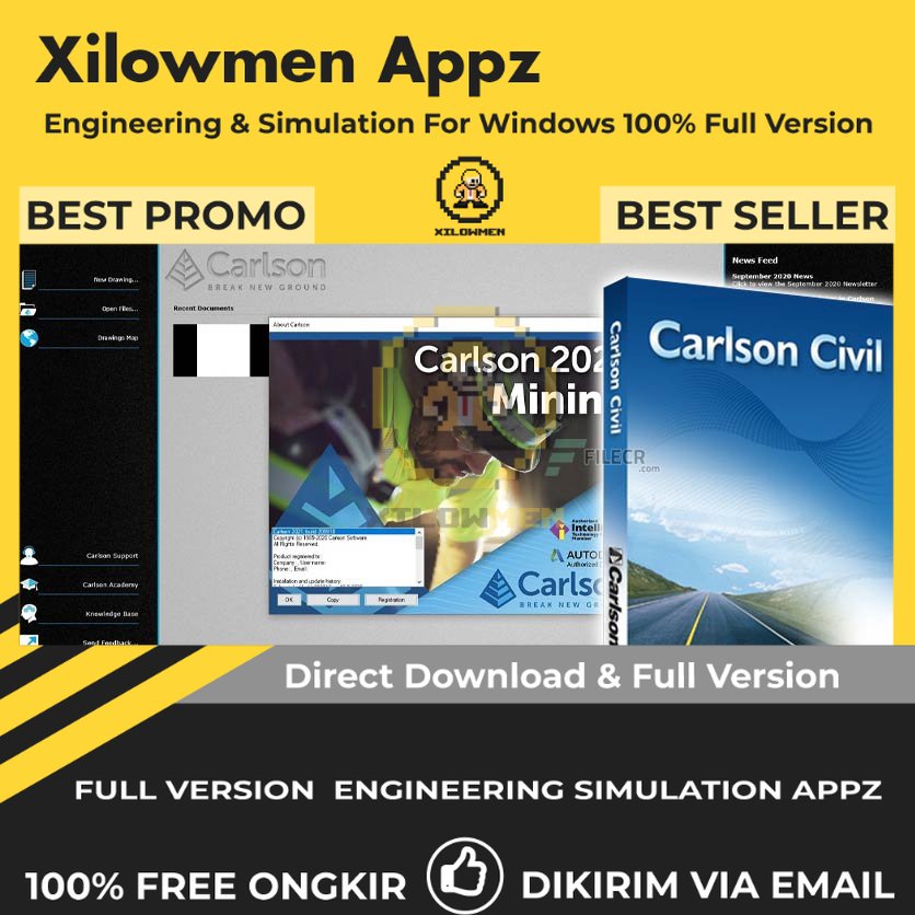 [Full Version] Carlson Civil Suite 2022 build 221011 Pro Engineering Software Lifetime Win OS