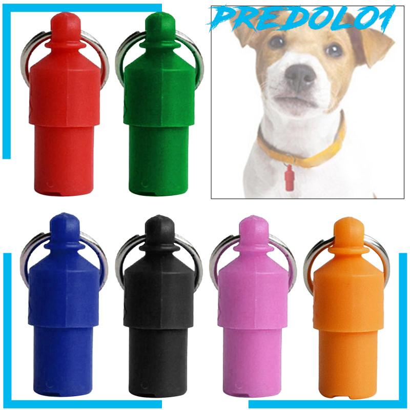 [Predolo1] 3x Tabung Tag ID Anjing Peliharaan Ringan Untuk Puppy Address Label Tube Anti Hilang