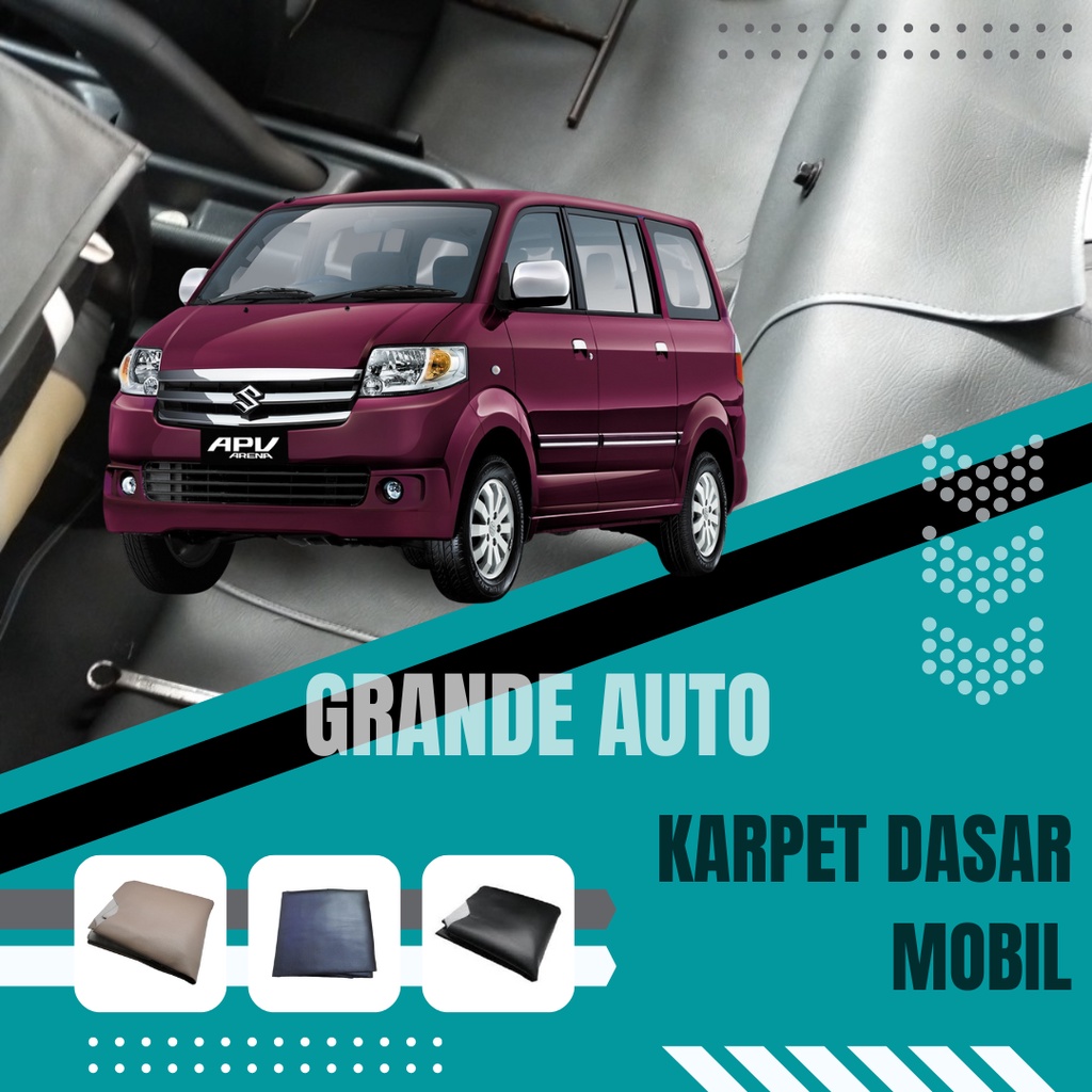 KARPET DASAR SEMI KULIT LANTAI PEREDAM MOBIL SUZUKI APV