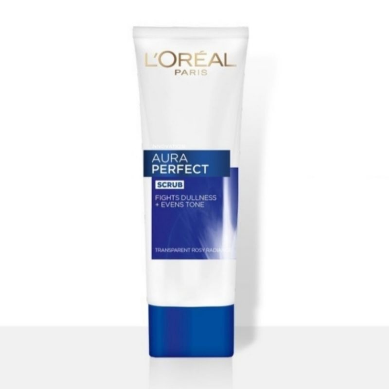 L'OREAL AURA PERFECT SCRUB FIGHTS DULLNESS + EVENS TONE 100ML