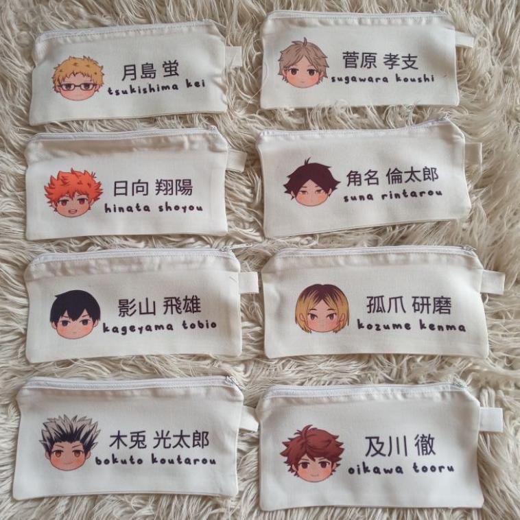 

K92 tempat pensil / tempat alat tulis haikyuu by ei.sarawat tepak suna kageyama bokuto sugawara hinata yamaguchi miya atsumu osamu kuroo TELAH HADIR ₮