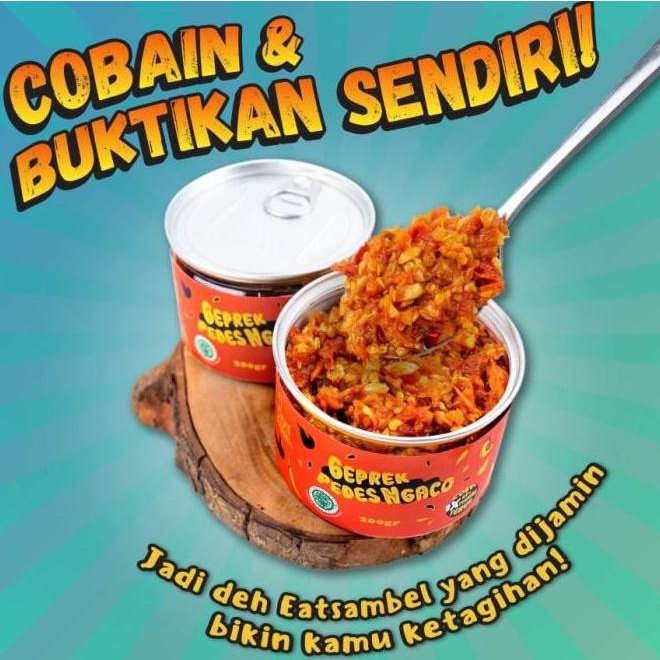 

Eatsambel Sambal Pedas Rasa Geprek / Sambal Rumahan - 1 Geprek 120 Gr