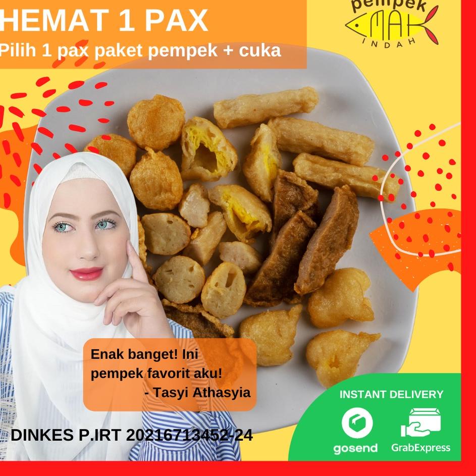 

Star PEMPEK EMAK INDAH - PEMPEK MPENAK PALEMBANG ASLI IKAN TENGGIRI - Paket 1 Pax KAPAL SELAM DAN CAMPUR buruan