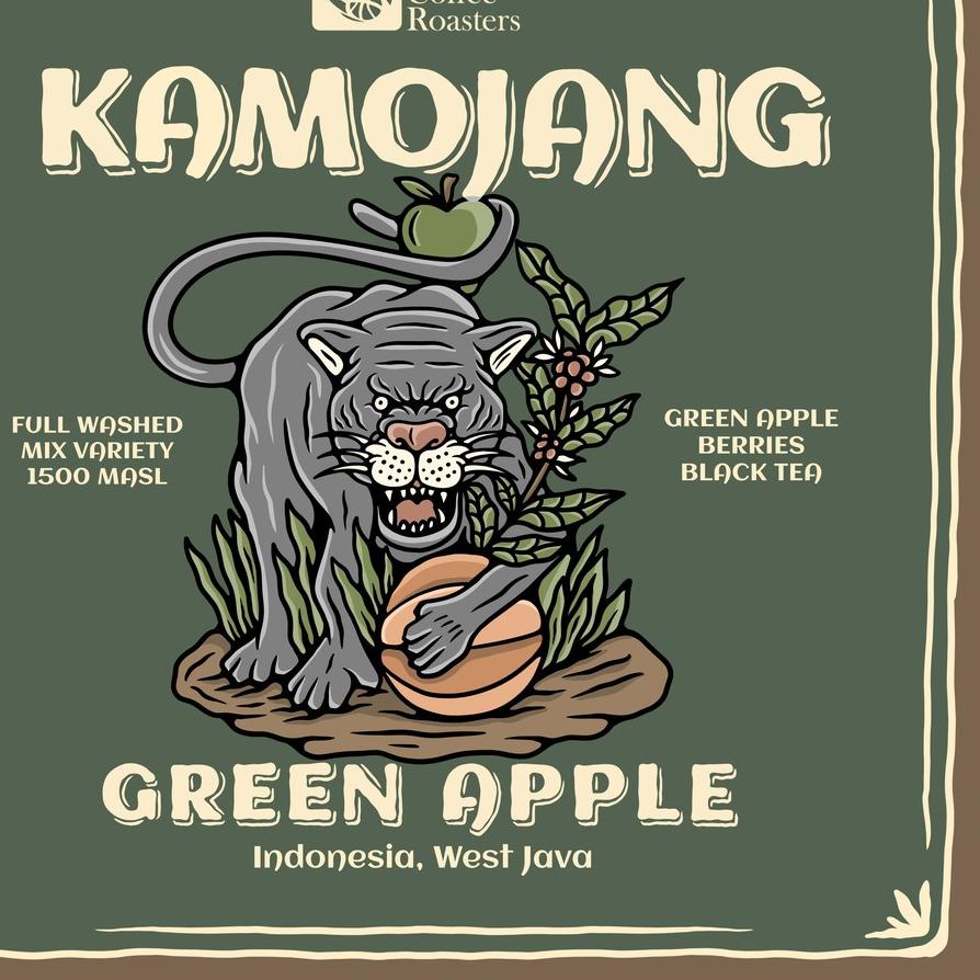 

♪ Kopi Arabika KAMOJANG GREEN APPLE (200 gr) Single Origin Specialty Coffee ✧