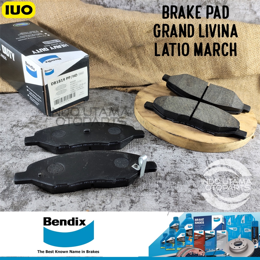 Brake Pad BENDIX Grand Livina L11 XGear Kampas Rem BENDIX DB1819