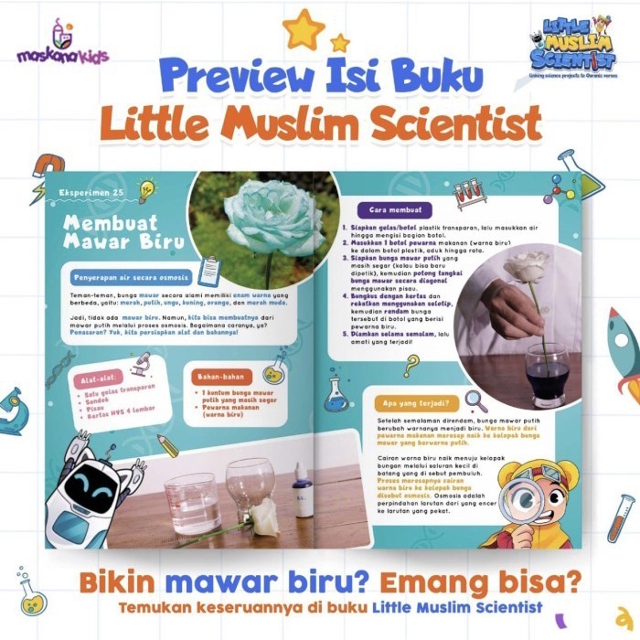 little muslim scientist buku anak muslim buku aktivitas anak muslim - Full face