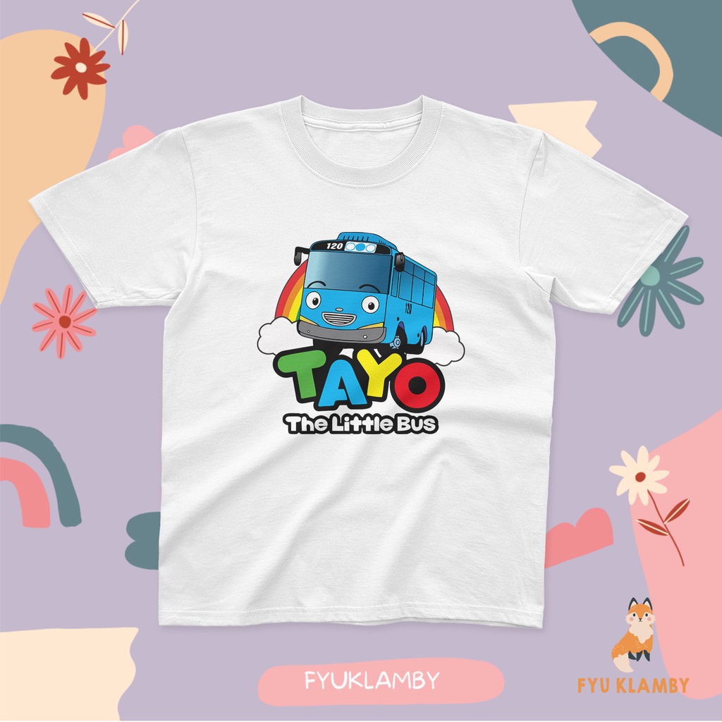 BAJU KAOS ANAK TAYO THE LITTLE BUS