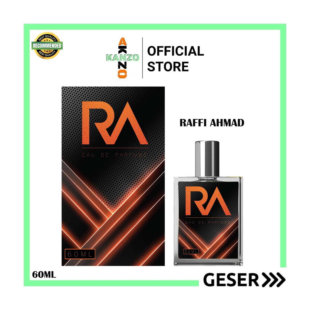 Kanzo - Parfum Raffi Ahmad 60ml Premium / Parfum Rafi Ahmad 60ml Murah / Parfum Pria Wangi Tahan Lama