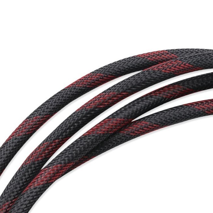 Kabel HDMi to HDMI 1.5 Meter / 2 Meter Nylon High Speed HDTV Cable Serat Karbon Hitam Merah