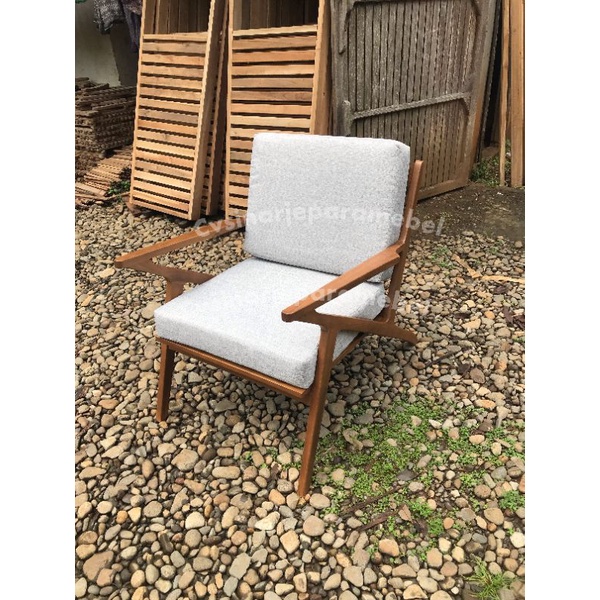 Kursi busa jok sofa teras ruang tamu jati