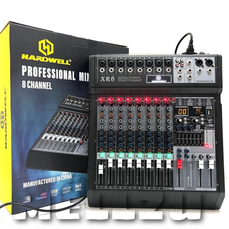 Mixer Hardwell XR 8 Original 8 Channel HARDWELL XR8
