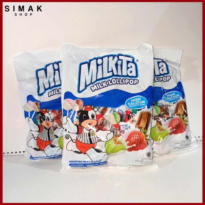 

Milkita Milk Lolipop Zak 270gr 30pcs | SIMAK SHOP