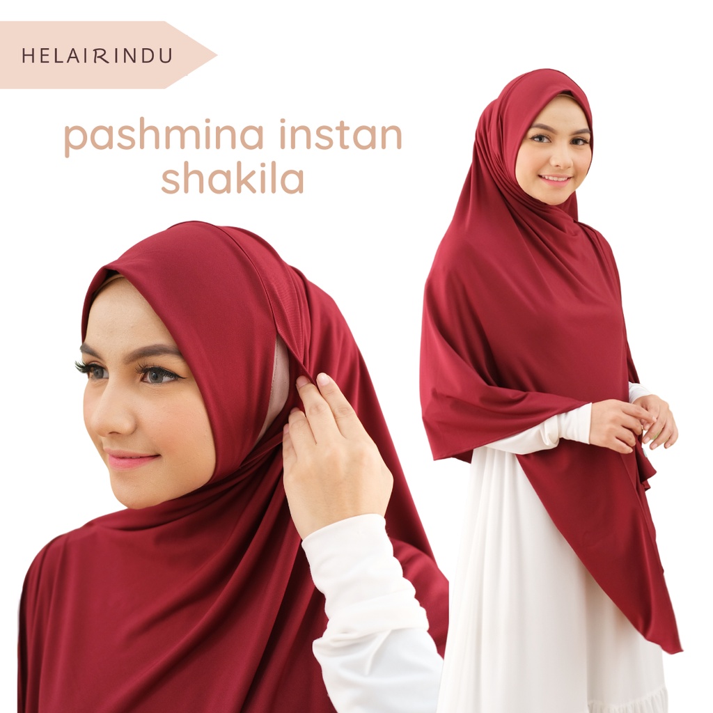 𝐇𝐄𝐋𝐀𝐈𝐑𝐈𝐍𝐃𝐔 - Hijab Pashmina Jersey Meleyot Ilona