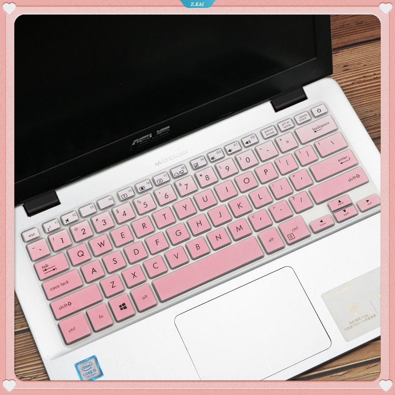 Skin Cover Keyboard Tahan Air 14-inci Melindungi Kulit Asus X407 X407U X407MA X407m X407MA X407UA X407UF PU404 A410 S410UA S410UN S410U S4000 Masker Keyboard Silikon [zk]