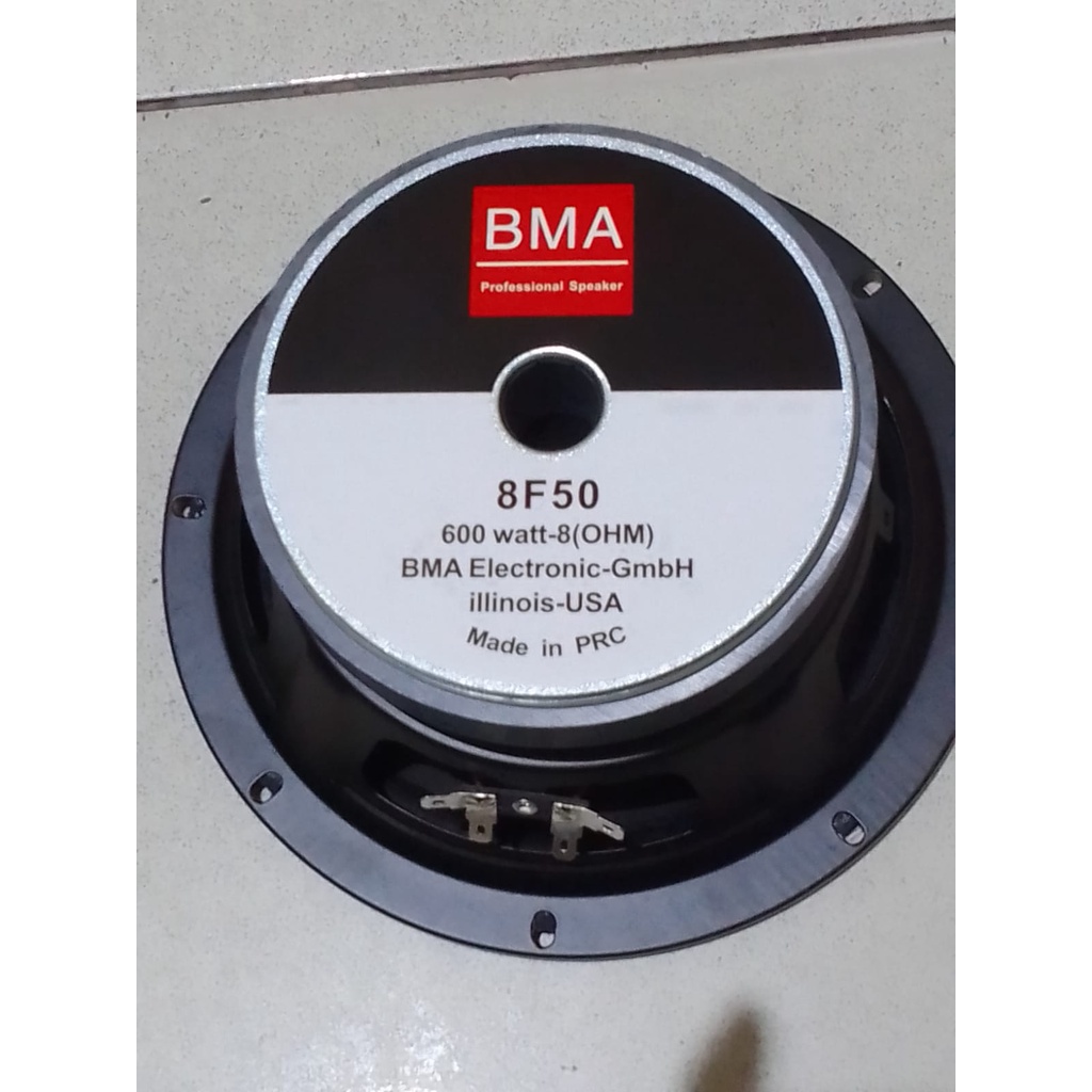 Speaker BMA 8 inch 8F50 Original Designed in USA