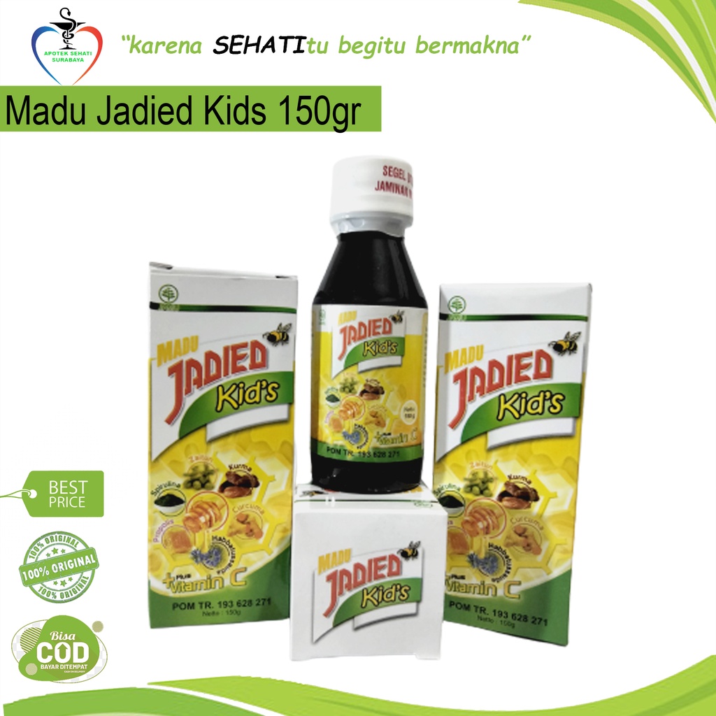 Madu Jadied Kids Platinum Plus Propolis 150 Gram