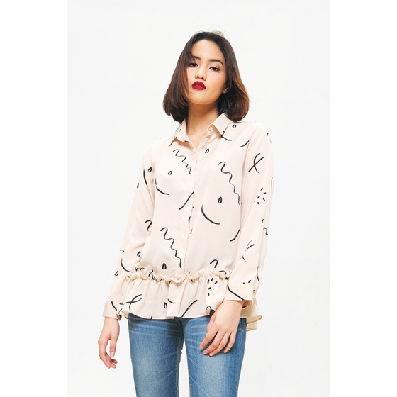 (Defect Sale) Cottonink - Kemeja Wanita Aulia